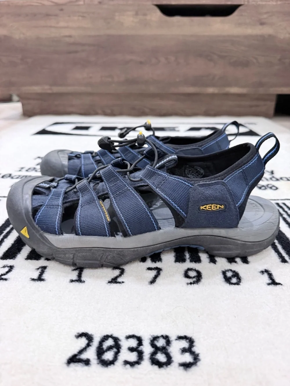 KEEN Newport H2 Closed Toe Sport Sandals - Navy Grey Black